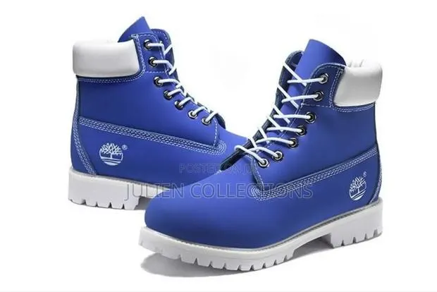 Timberland Boots Waterproof Royal Blue N White · Photo 1