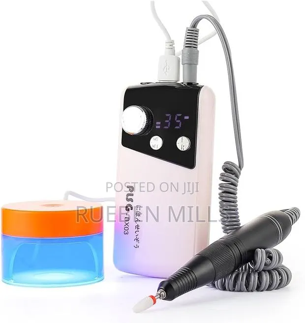 Professional Rechargeable 35000 RPM Nail Drill File Machine · Photo 1