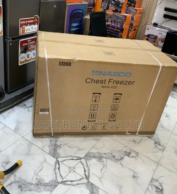 Choose New Nasco Chest Freezer 400l Single Door Nas-475fl-S · Photo 1