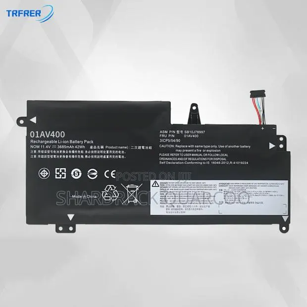 SB10K97592 01av401/402 01av435/436/437 Is for Lenovo Laptop Batteries