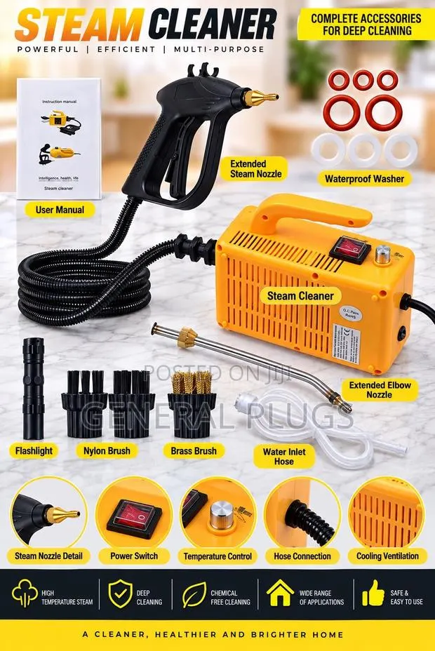 Professional Stream Deep Cleaning for Cars , AC , Kitchen ,Windows Etc · Photo 1