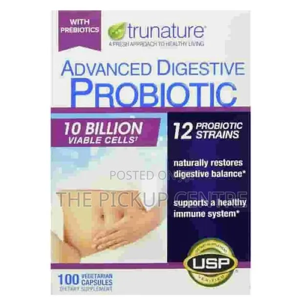 Trunature Advanced Digestive Probiotic, 100 Capsules · Photo 1