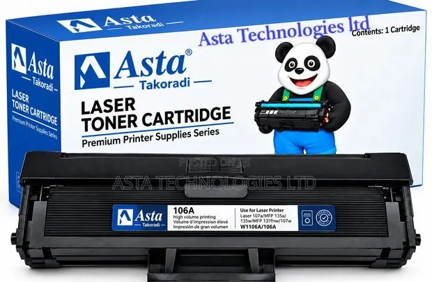 Asta Laser Toner Cartridge - 106A (W1106A) · Photo 1