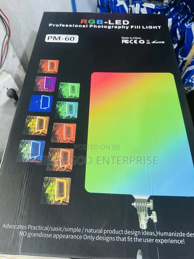 PM-60 RGB LED Professional Photography Fill Light · Photo 1