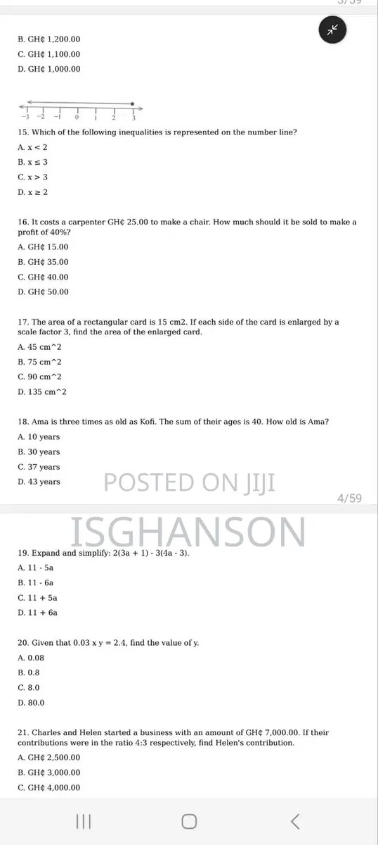 Bece Past Questions and Answers 1990 to 2026 · Photo 1