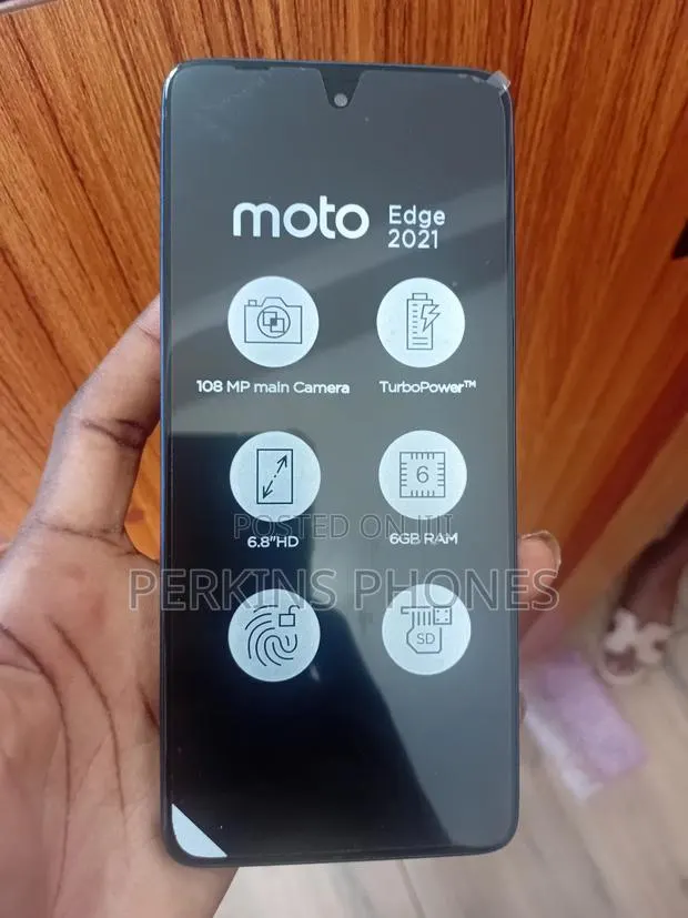 New Motorola Edge 5G UW (2021) 128 GB Blue · Photo 1