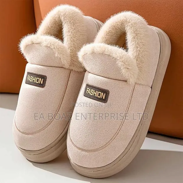 Fashion Kids Winter Snow Boots Faux Fur Collar With Fleece Lining Shoe · Photo 4