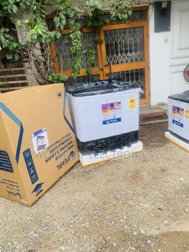 Ultra Modern 18kg Top Load Twin Tub Semi Automatic Pearl · Photo 1