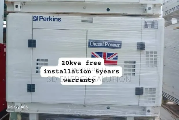 Gen Rise Perkins 20kva Diesel Generator 20kva Perkins Diesel · Photo 1