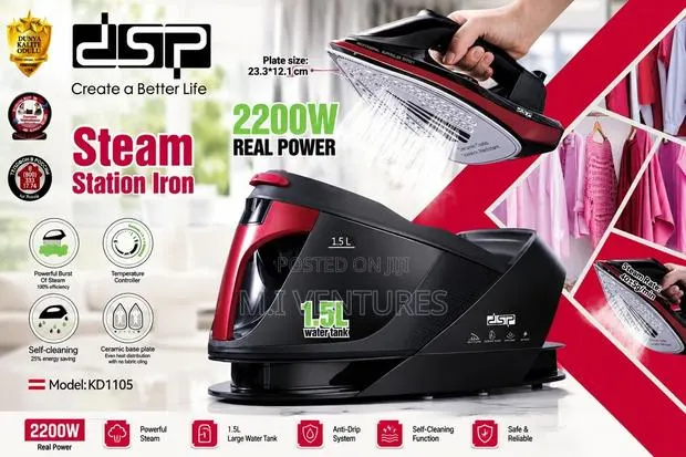 DSP Steam Station Industrial Iron · Photo 1