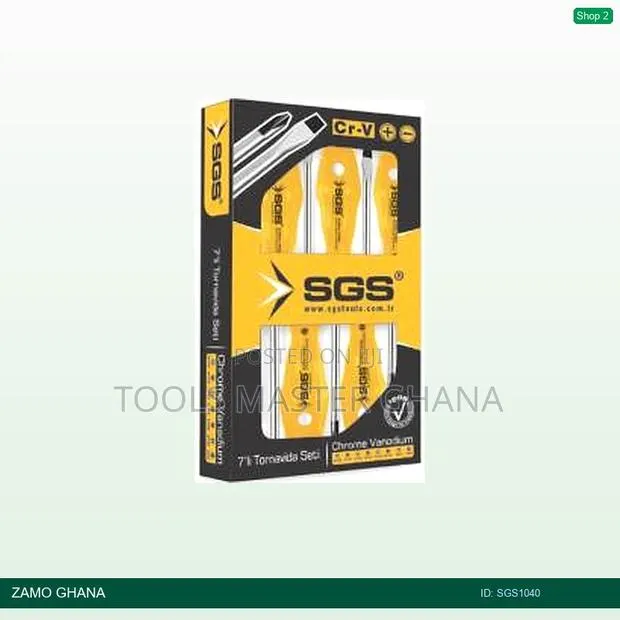 Screw Driver Yellow Series Set 7pcs (Old Red) - Sgs1040 · Photo 1