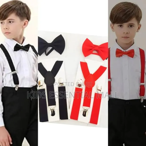 Suspender and Bow Tie for Kids · Photo 1