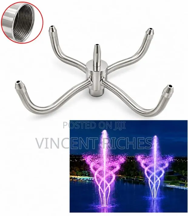 Stainless Steel Rotating Fountain Nozzle · Photo 1