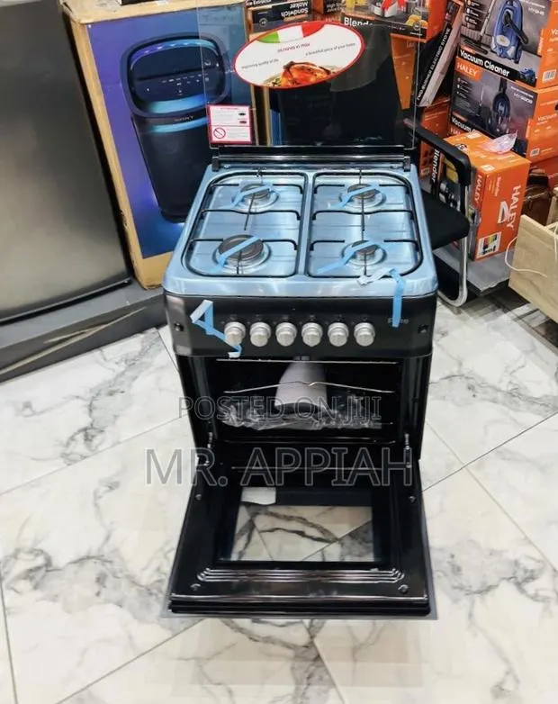 Get Affordable Ferre 60x60cm Glass Lid 4 Gas Burner(Black) · Photo 1