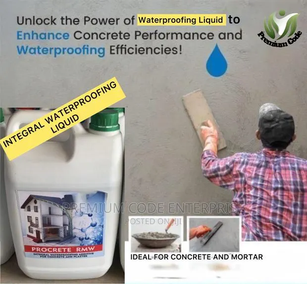 Waterproof Additive for Plastering and Concrete, 5 Liters · Photo 1