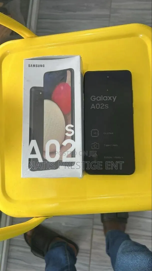 New Samsung Galaxy A02S 64 GB Black · Photo 1