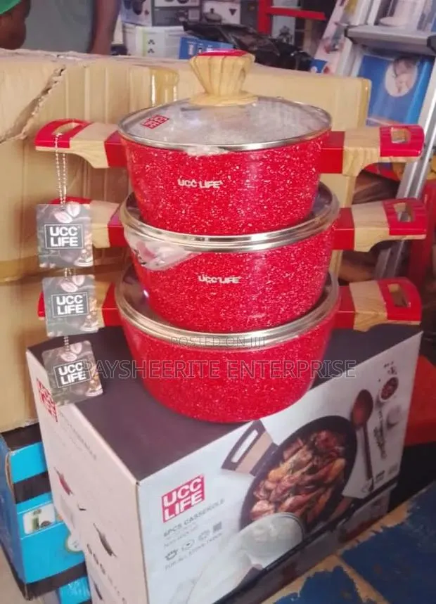 680gh 3 Sets Ucclife Nonstick Cookware Set · Photo 1