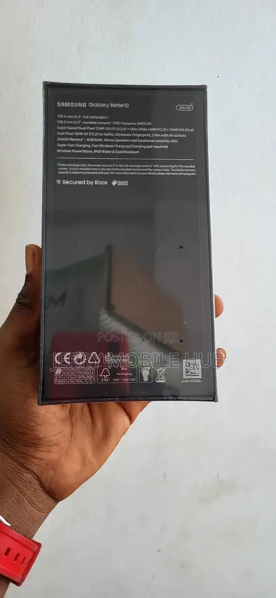 New Samsung Galaxy Note 10 5G 256 GB Black · Photo 1