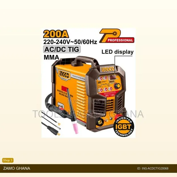Inverter Ac Dc Tig/Mma Welding - Ing-Acdctig20068 · Photo 1