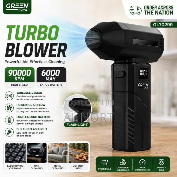 Green Lion Turbo Blower GL70299 – 90,000 RPM, 6000mAh · Photo 1