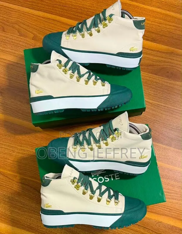 Original Lacoste Grip Shot Cream, Gold, Green · Photo 1