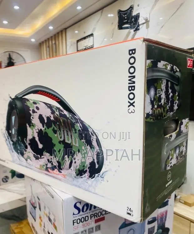 Super Classic Boombox 3 Speaker(Black)Waterproof.. · Photo 1
