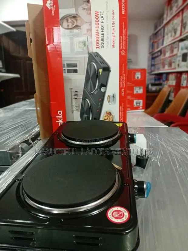 Decakila Double Electric Hot Plate 2000w – Fast Efficient Cooking · Photo 1