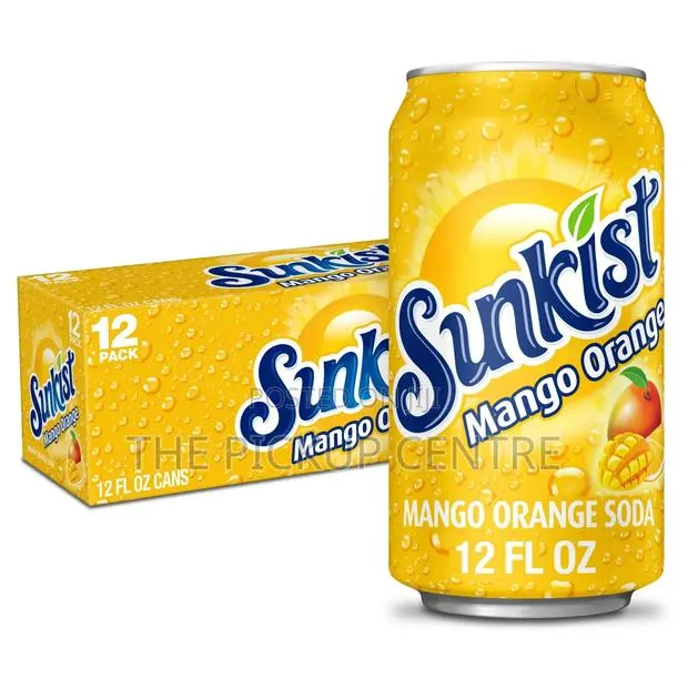 Sunkist Mango Orange Soda, 12 Oz Cans, 12 Pack · Photo 1