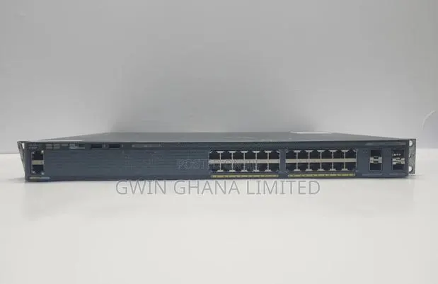 The Cisco Catalyst WS-C2960X-24TS-L. 24port Gigabit Port + 4X1GB SFP. · Photo 1