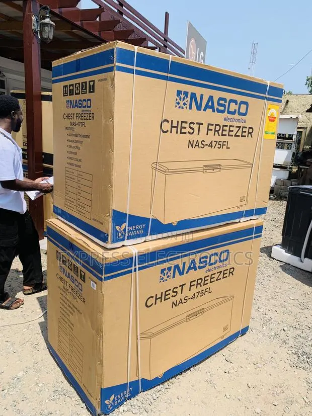 Brand New Nasco 400 LTRS Chest Freezer โ Black (NAS-475FL-B) ยท Photo 1