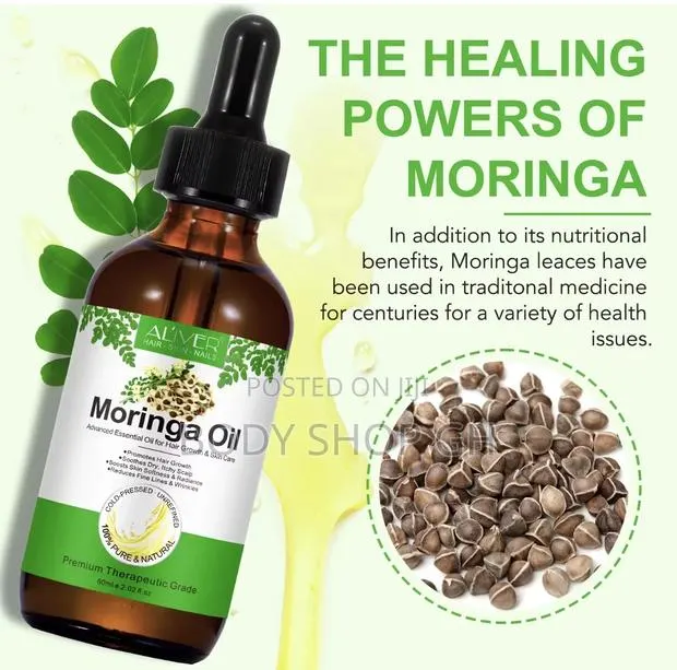 100% Pure Moringa Oil - Moringa Oleifera Seeds Extract · Photo 1