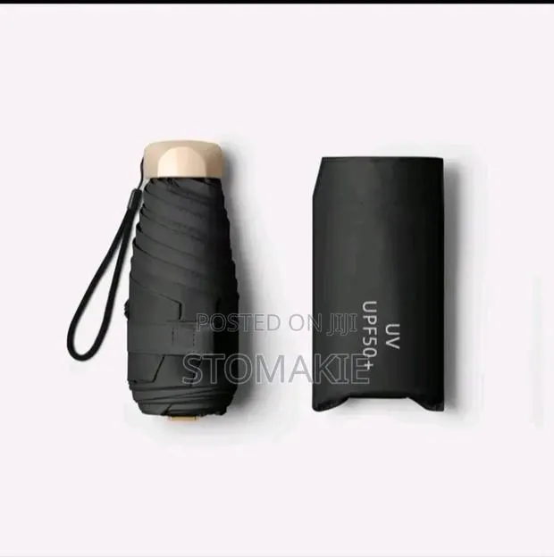 Pocket Size Black Umbrella · Photo 1