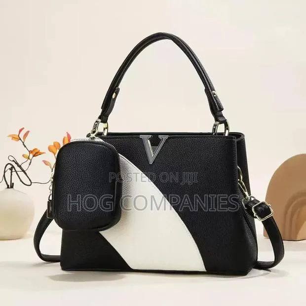 Elegant 2 in 1 Ladies Leather Handbag Purse - Fast Delivery in 2 Hours · Photo 1