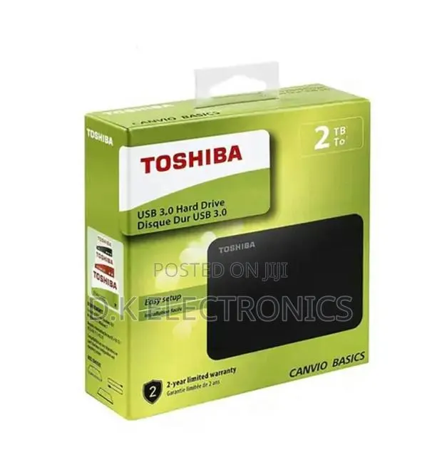 Original Toshiba 2tb External Hard Drive · Photo 1