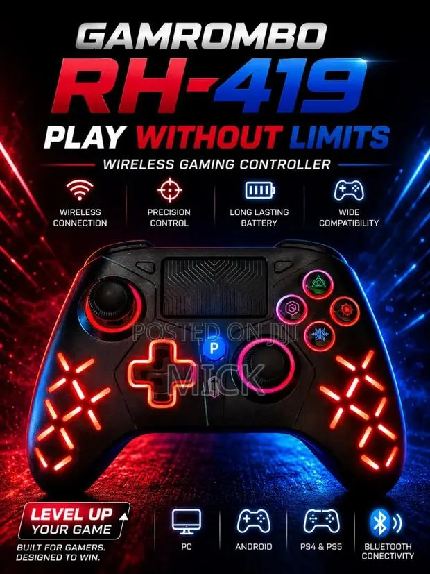 Gamepad (GAMROMBO RH-419) Wireless Controller