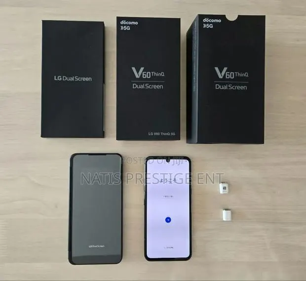 New LG V60 ThinQ 5G UW 128 GB Black · Photo 1