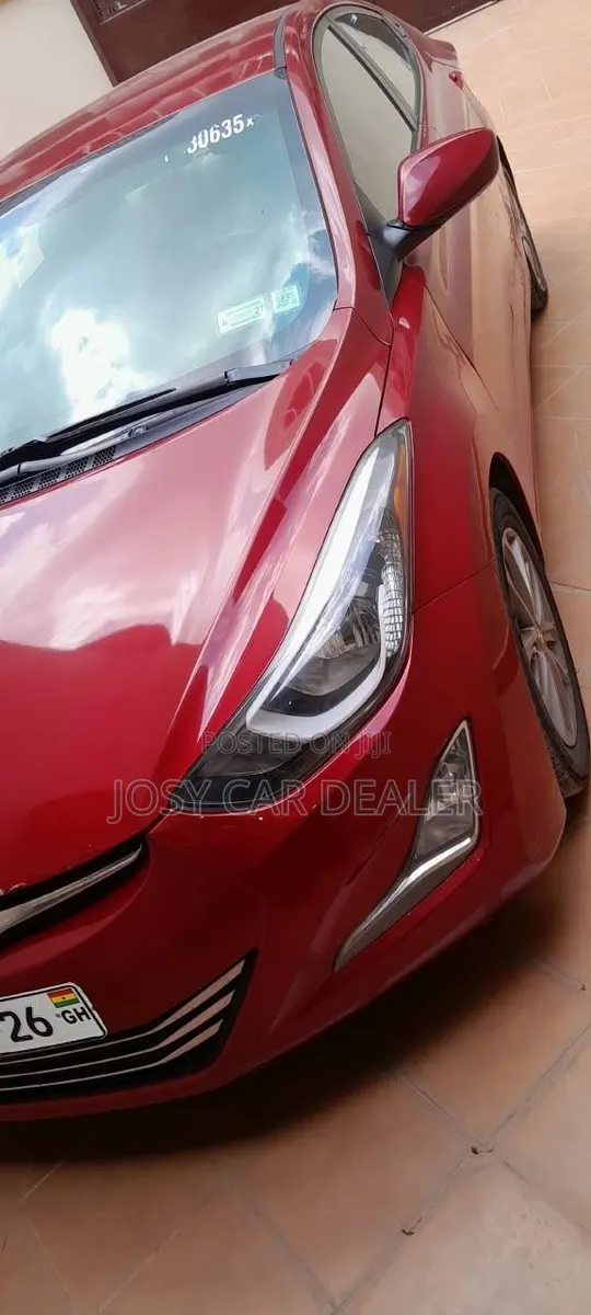 Hyundai Elantra 2014 Red · Photo 1