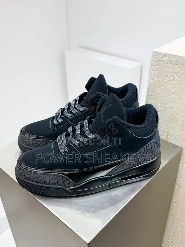 Jordan 3 Black · Photo 1