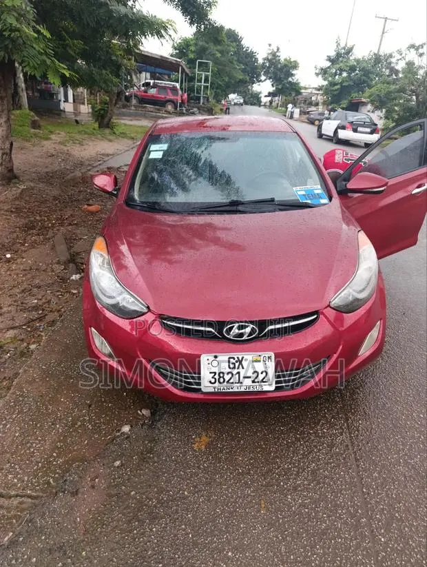 Hyundai Elantra 2013 Red · Photo 1