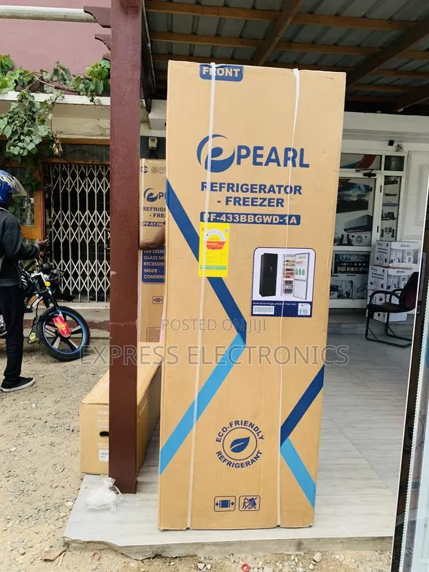 Shop the Pearl 309L Double Door Refrigerator (PF-433 Bottom-Freezer · Photo 1