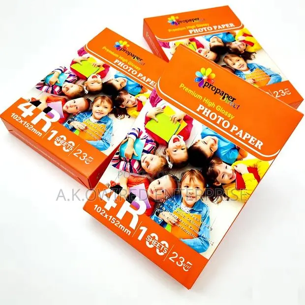 4r 102x152mm Premium High Glossy Photo Paper 100 Sheets 235gsm Inkjet · Photo 1