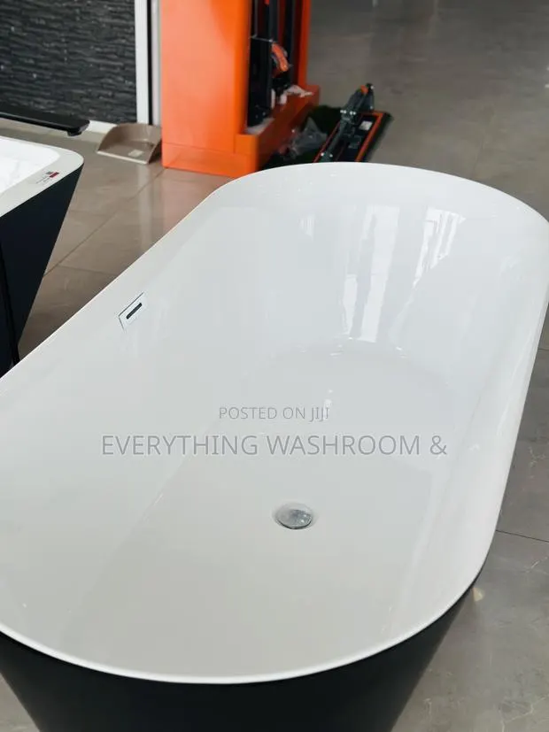 Free Standing Bathtub_black Bathtub_jacuzzi Bath With Standing Shower · Photo 5