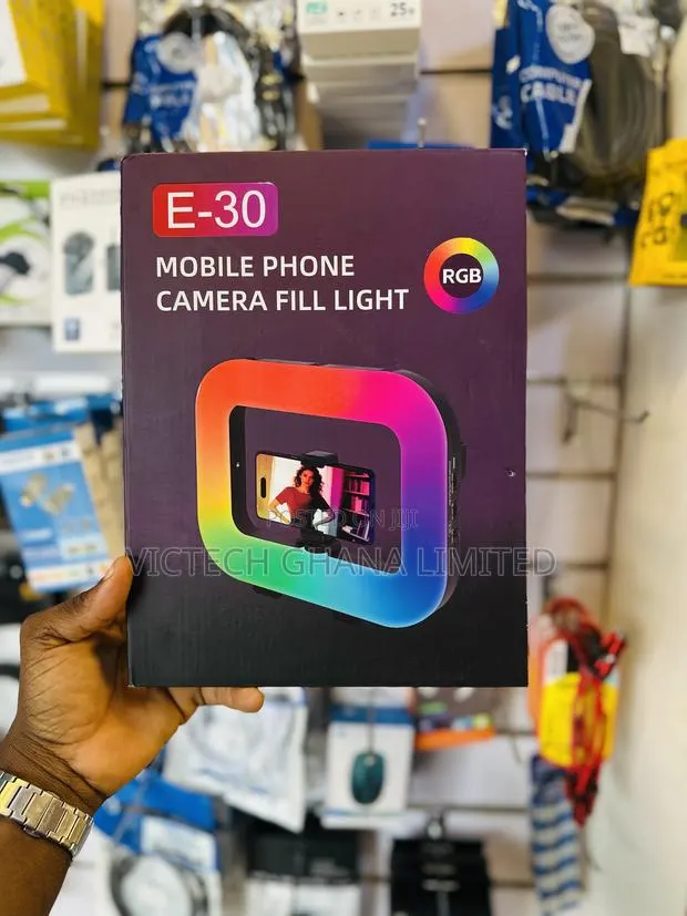 E-30 RGB Mobile Phone Camera Fill Light · Photo 1