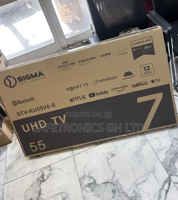 Try Authentic 55 Inch Frameless Sigma Uhd Ultra Tv · Photo 1