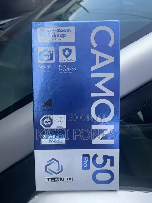 New Tecno Camon 50 Pro 256 GB Gray · Photo 1