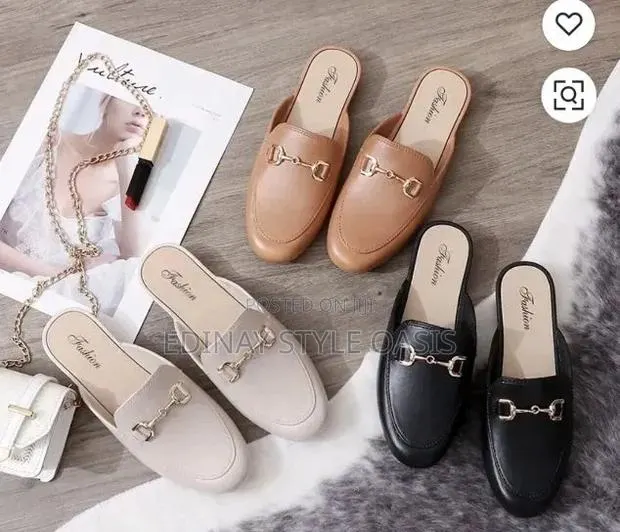 Women Outdoor Slippers, Casual Lazy Toe-Cap Half Sandals PVC Insole · Photo 1