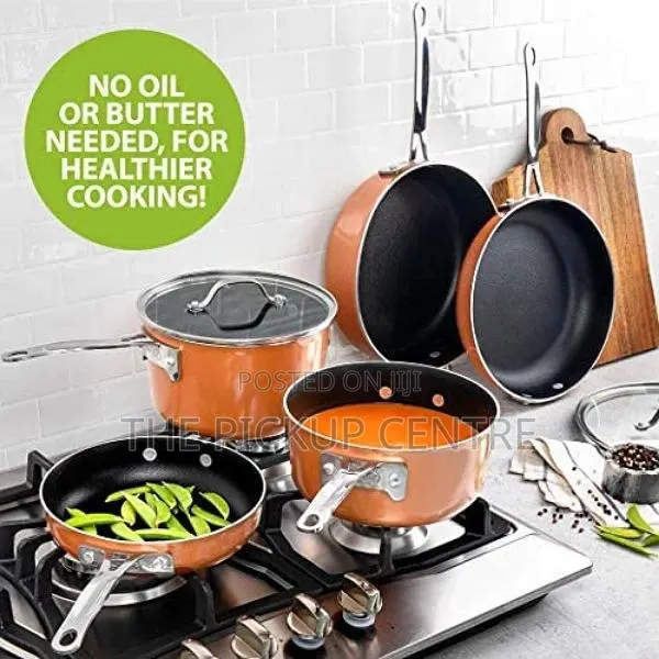 10 Piece Set Stackmaster Non-Stick Space Saving Cookware. · Photo 1