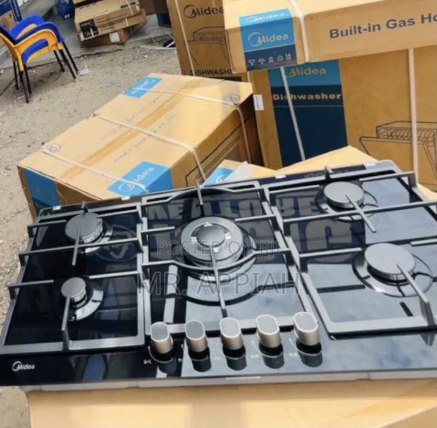 Extremely Affordable Midea 90cm Built in Tempered Glass Hob(5 Gas) · Photo 1