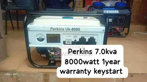 Perkins 7.0kva 8000w Diesel Generator – Powerful, Fuel Efficient · Photo 1