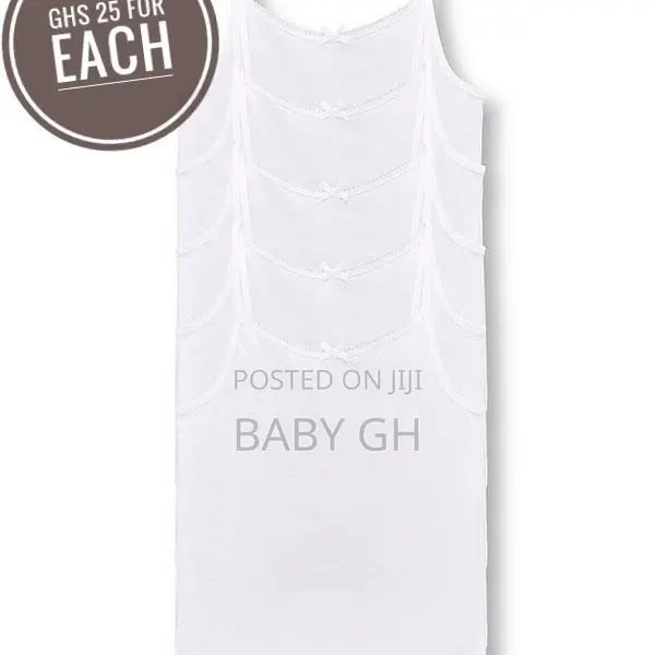 Kids Girls White Vests · Photo 1